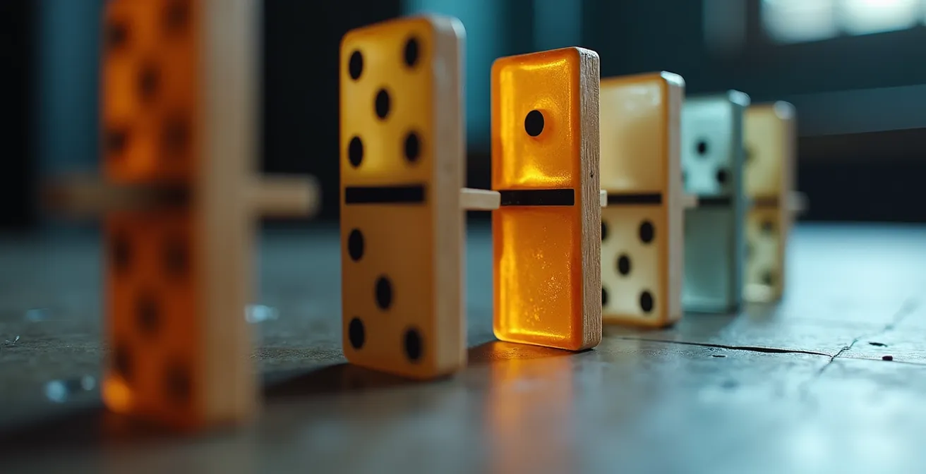 Kaskadeneffekt eines Transportschadens durch alle Unternehmensbereiche