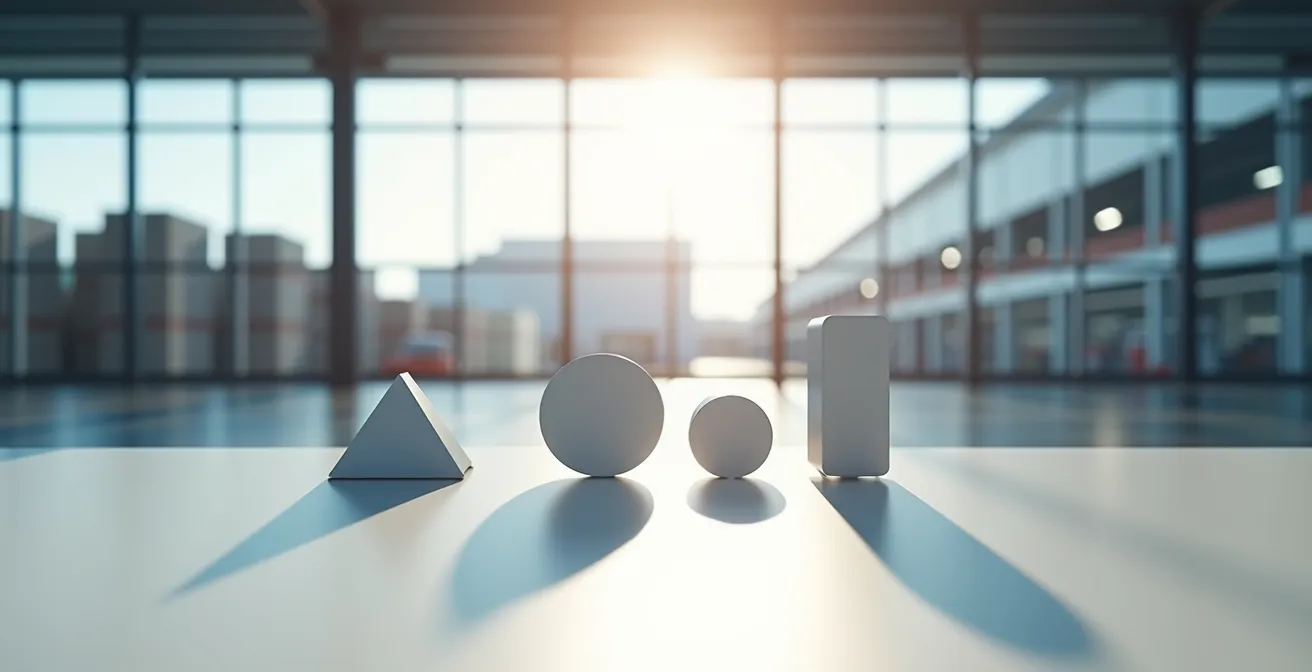 Visuelle Darstellung einer Risikobewertungsmatrix für hochwertige Güter